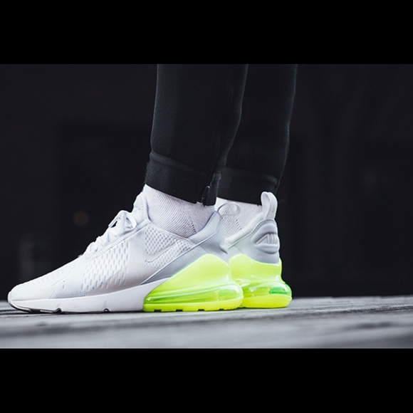 air max 270 white and yellow